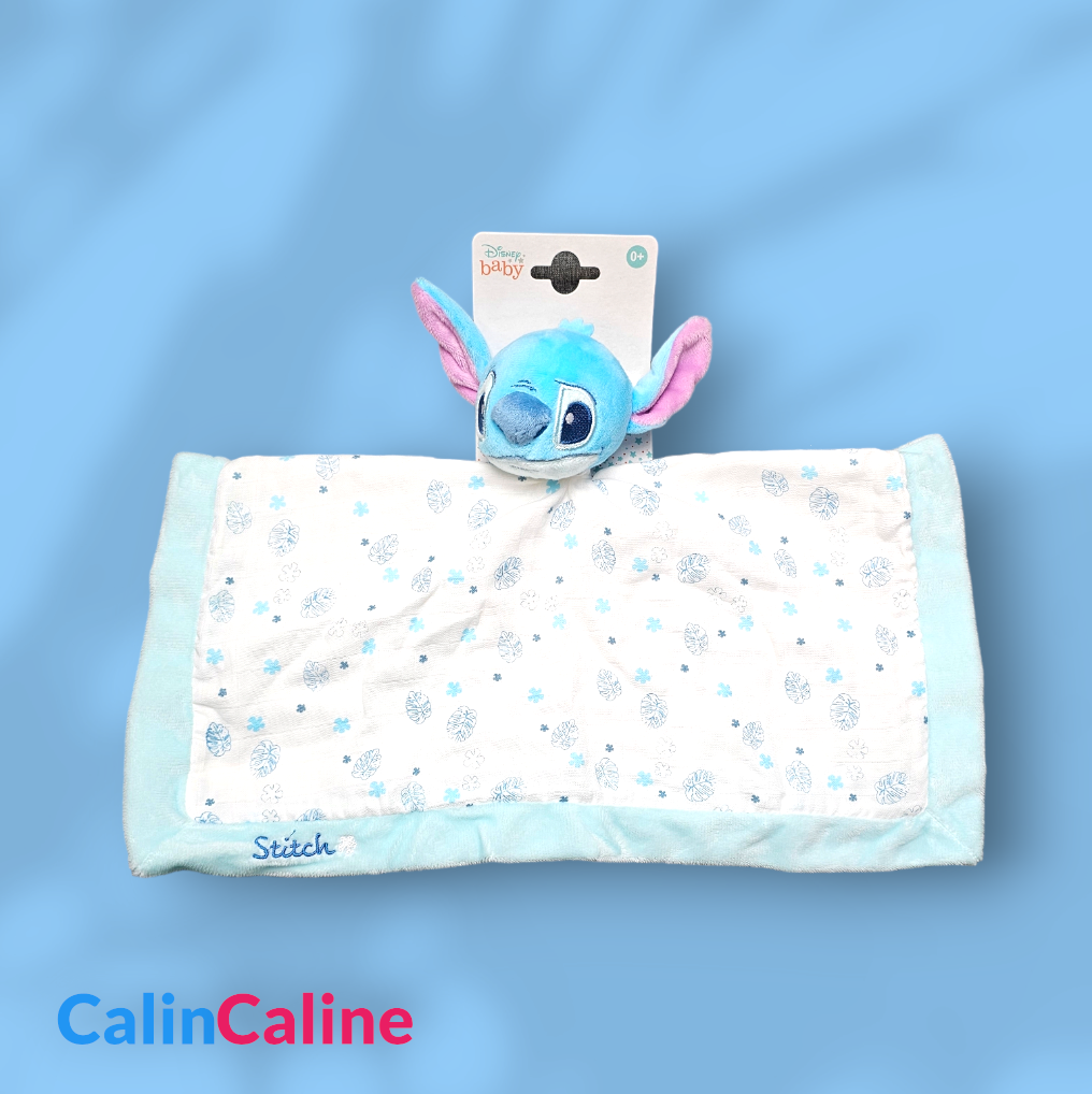 Doudou bébé rose Stitch DISNEY