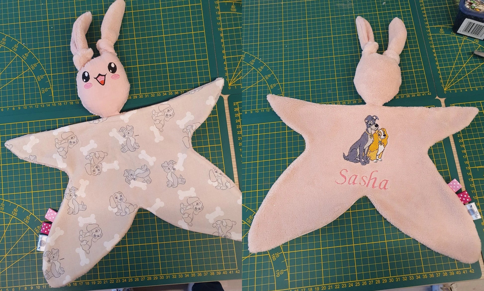 Doudou Personnalisé Fille - Lapin