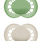 2 Sucettes MAM PURE personnalisées | 6-16 mois | 100% Durable | Vert & Beige