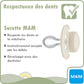 2 Sucettes MAM PURE personnalisées | 6-16 mois | 100% Durable