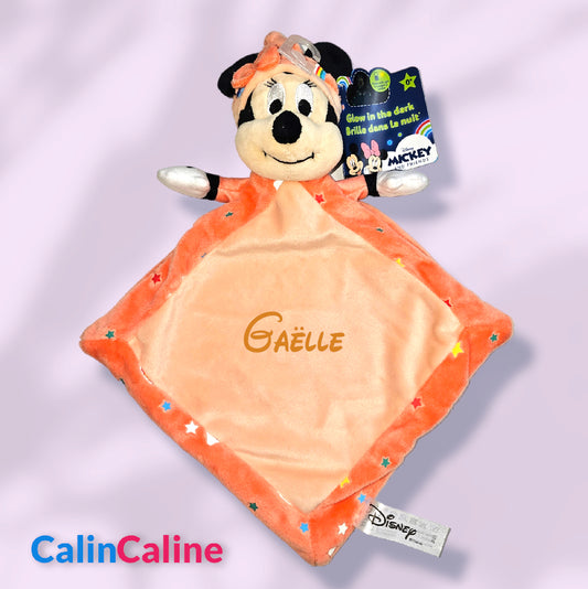 Doudou Disney Bébé Minnie Phosphorescent Personnalisé