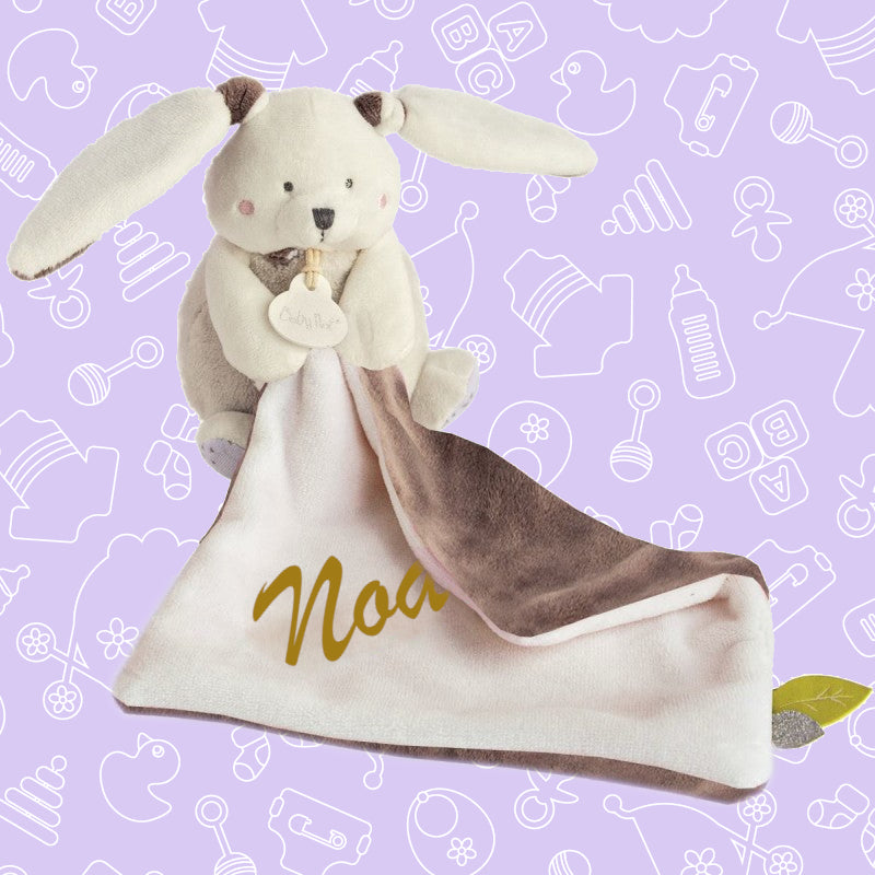 Baby Nat - Layettes - Personalized Rabbit Comforter