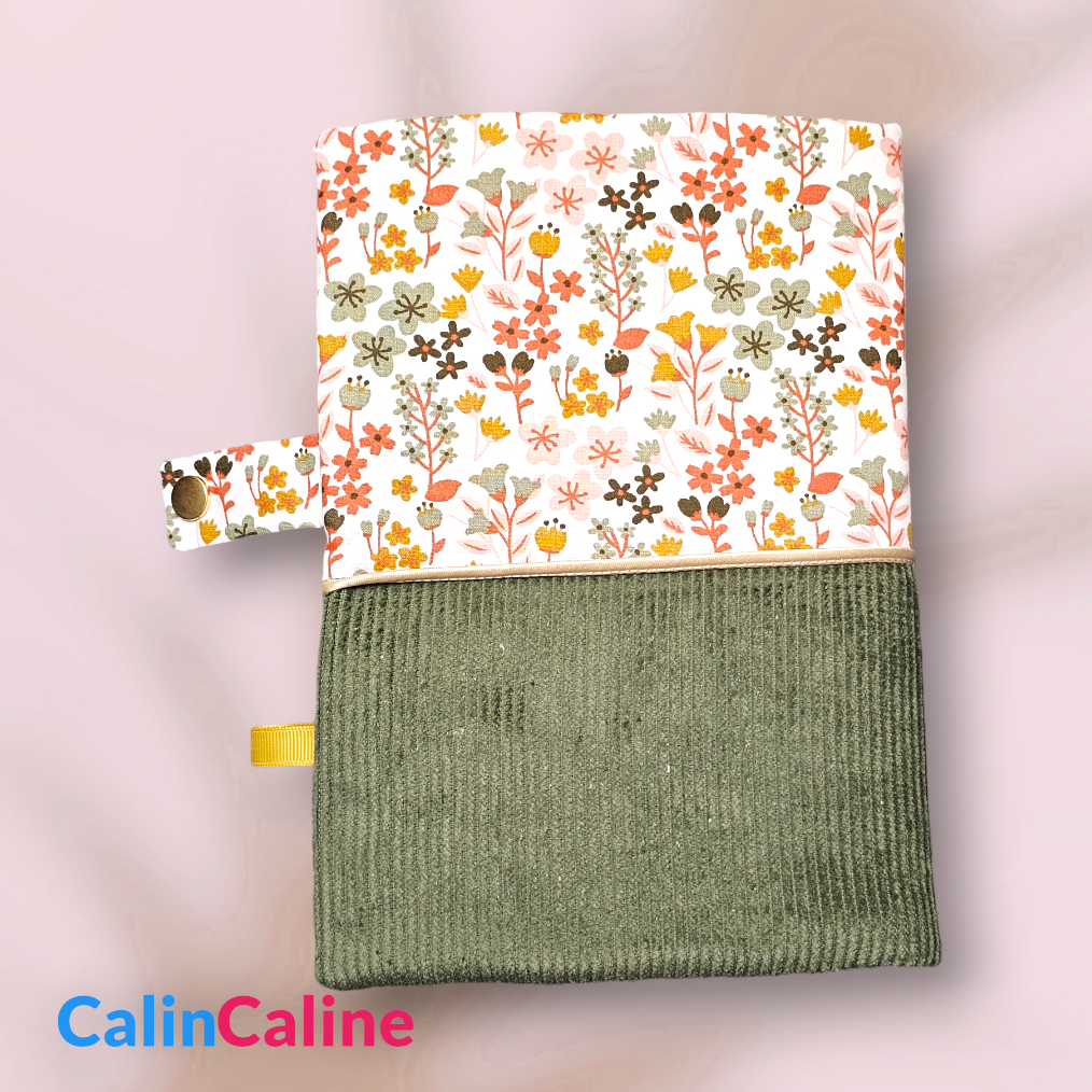 Protège Carnet -Vuli- Personnalisé | Velours et Coton Premium