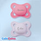 2 personalized MAM PURE pacifiers | Girl | 0 to 6 months